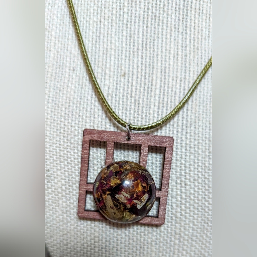 Gypsy herb pendant necklace